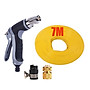 Bộ dây và vòi xịt tăng áp rửa xe tưới cây 7-10M(cút đồng nối nhựa đen) 206817