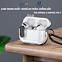 Ốp Case Bao Trong Suốt Dành Cho Airpods 4/ Airpods 3 / Airpods Pro 2/ Airpods Pro, Khoá An Toàn, Chống Sốc, Dux Ducis PECL Series_Hàng Chính Hãng