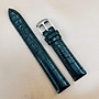 Dây da đồng hồ P31 dập vân cá sấu không thấm nước size 12 14 16 18 20 22mm Phụ kiện đồng hồ