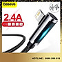 Cáp sạc  Baseus Legend Series Elbow Fast Charging Data Cable USB to iP ( 2.4A, 480Mbps ) -Hàng Chính Hãng