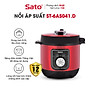 Nồi áp suất đa năng SATO 6AS041.D 6.0L - Nồi áp suất đa chức năng : nấu cơm, nấu cháo, hầm gân, ninh, súp, hấp, giữ ấm ... Dung tích : 6.0 lít phù hợp gia đình 4 - 6 người - Miễn phí vận chuyển toàn quốc - Hàng chính hãng