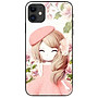 Ốp lưng dành cho Iphone 12 Mini mẫu Anime Cô Gái Váy Bông