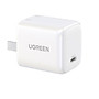 Ugreen 15328 20W Bộ sạc nhanh Nexode GaN USB type c PD3.0 qc4.0 Màu Trắng Chuẩn cắm US cd318 - Hàng chính hãng