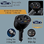 Bộ Chia Tẩu Sạc Ô Tô Không Dây - Chia 2 Nguồn Tẩu 1 Cổng Sạc 3.1A Và 1 Cổng Sạc Nhanh QC 3.0 - Hàng Nhập Khẩu