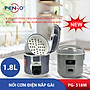 Nồi cơm điện nắp gài PENGO PG-518M  1.8 Lit - Hàng Chính Hãng