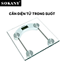 Cân điện tử sức khoẻ SOKANY mặt kính trong suốt chịu lực đến 180kg SK-19030 - HÀNG CHÍNH HÃNG - DELIYA