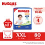 Tã/bỉm quần Huggies Skin Care Mega Jumbo XXL76+4 miếng với tràm trà dịu da