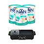 Bộ 3 lon Sữa bột NAN OPTIPRO PLUS 4 Nestle Bé 2-6 tuổi 1500g/lon Giúp tiêu hóa tốt