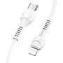 Cáp sạc nhanh PD20W Hoco dây dẻo X55 kết nối Type-C sang iPhone dài 1M - Hàng chính hãng