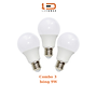 COMBO 3 Bóng đèn LED bulb tròn LEDGOES 9W