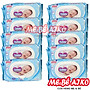 Combo Tiết Kiệm: 10 Gói Khăn Ướt Bobby Care Không Hương 100 Miếng/Gói