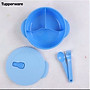 Bộ Hộp Cơm Tupperware Crysral Wave Lunch Set Kèm Muỗng Nĩa & Túi Đựng