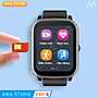 Đồng hồ Thông minh Mini có Rung Gắn sim Định vị GPS, Wifi Đo huyết áp Nhịp tim nhắc nhở Vận động gọi Video call AMA Watch FA91S - Hàng nhập khẩu