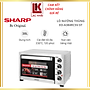 Lò nướng Sharp EO-A384RCSV-ST 38 lít, Công suất 1800W - Hàng chính hãng