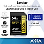 Thẻ nhớ máy ảnh / máy quay phim Lexar Professional 1800x SDXC UHS-II U3 V60 - Chất lượng video 4K, tốc độ đọc 270mb/s - Hàng chính hãng