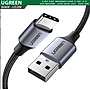 Cáp Sạc USB-C Ugreen 60408 Hỗ Trợ Sạc Nhanh QC 3.0 Dài 3M (Dây Bọc dù) - hàng chính hãng