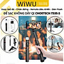 Gậy chụp ảnh selfie 3 chân hiệu HOTCASE WIWU Sharp Film remote bluetooth Xoay 360 độ có đèn flash tích hợp tripod, gập gọn, pin sạc type C, đèn trợ sáng Phụ Kiện - Hàng nhập khẩu