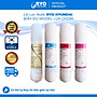 Bộ 4 Lõi Lọc Nước RYO HYUNDAI PGP1000, Sediment, Pre-Carbon, UF Membrane Filter, Post Carbon, Nhập Khẩu Hàn Quốc - Hàng Chính Hãng.