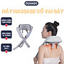 ￼Máy Massage Cổ Vai Gáy 6D BẢN CAO CẤP CÓ ĐÈN HỒNG NGOẠI , Đai Massage Cổ Vai Gáy Cắm Sạc PIN USB Tiện Lợi
