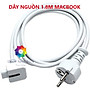 Dây nguồn nối dài 1.8m dùng cho củ sạc Macbook, Iphone, Ipad QUATECH - Hàng nhập khẩu