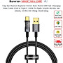 Cáp Sạc Baseus Explorer Series Auto Power-Off Fast Charging Data Cable USB to Type-C 100W Tự Ngắt, truyền dữ liệu, sạc nhanh, có đèn led- Hàng chính hãng