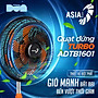 Quạt đứng Asia TURBO 6 cánh 80w - bán công nghiệp - Màu đen - Hàng chính hãng