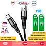 Cáp Sạc Nhanh 3A Hoco X50 Type-C Cho Samsung, Xiaomi, Oppo, Android,... Cáp Dây Dù Siêu Bền - Hàng Chính Hãng