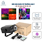Đèn Laser Ánh Sáng laze Cảm Biến Âm Thanh, Kết Hợp LED Xoay 7 Màu Dùng Trang Trí Vũ Trường, Phòng karaoke - HÀNG CHÍNH HÃNG MINIIN