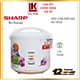 Nồi cơm nắp gài Sharp 1.8 lít KS-18TJV , Công suất 700W, công nghệ nấu 1D - Hàng chính hãng - Bảo hành 12 tháng