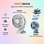 Quạt sạc mini | Quạt tích điện | Quạt kẹp nôi, xe đẩy thương hiệu Comet CRF0705 - Hàng chính hãng - BH 12 tháng - 15 ngày đổi mới
