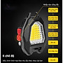 Đèn pin móc khóa đa năng mini 5in1, đèn led siêu sáng, pin sạc, có nam châm, còi cảnh báo - Hàng chính hãng