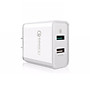 Bộ sạc nhanh 30W 2 cổng Usb   Dual Qc3.1 + 2.4A Usb Charger Sạc Nhanh 3.0  màu đen UGREEN 30563CD132 Hàng chính hãng