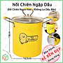Nồi Chiên Ngập Dầu Chống Dính KhoNCC Hàng Chính Hãng - Nhãn Con Vịt Vàng Với Giá Lọc Thông Minh - KLM-NCKDV (Màu Vàng)