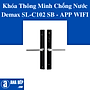 Khóa Thông Minh Chống Nước Demax SL-C102 SB - APP WIFI. Hàng Chính Hãng