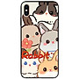 Ốp lưng cho iPhone X - iPhone Xs - Xs Max - XR - iPhone 11 - 11 Pro Max - Năm Chú Thỏ - Hàng Chính Hãng