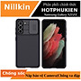 Ốp lưng chống sốc cho Samsung Galaxy S21 FE bảo vệ Camera hiệu Nillkin Camshield Pro chống sốc cực tốt, chất liệu cao cấp, có khung và nắp đậy bảo vệ Camera - hàng nhập khẩu