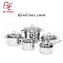 Bộ nồi Inox 3 lớp 1810 BEHOME 5 món