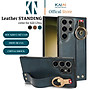 Ốp Lưng Case Dành Cho Samsung Galaxy S23 Ultra, Kai.N Leather Standing Cover, Kèm Dây Da - HÀNG CHÍNH HÃNG