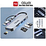 Hub Chuyển Đổi USB Type C ASWEI - 4 in 1, 5 in 1, 6 in 1, 7 in 1, 8 in 1 - HDMI, USB 3.0, PD, SD, TF, RJ45, Audio 3.5mm - Tốc Độ Cao, Hàng Chính Hãng