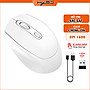 Chuột không dây HXSJ M107 wireless 2.4Ghz  sạc pin, chồng ồn, DIP1600 chuyên dùng cho máy tính, laptop, tivi - Hàng chính hãng