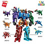 Đồ chơi xếp hình, lắp ráp 6 in 1 Qman 1414 - Siêu Robot khủng long Sura (456 mảnh ghép)