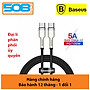 Cáp sạc siêu nhanh 100W Baseus Cafule Series Metal Data Cable Type-C to Type-C (100W) - Hàng chính hãng