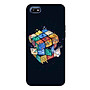 Ốp Lưng in cho Oppo A1K Mẫu Rubik Vũ Trụ - Hàng Chính Hãng