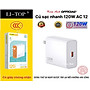 Củ sạc nhanh 120W LI-TOP AC12, chứng nhận 3C tiêu chuẩn quốc gia, bảo hành hàng chính hãng 12 tháng, được dùng thử 30 ngày