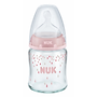 Bình Sữa Thủy Tinh 120ml Núm Ti Silicone S1 Nuk NU66126 (Size M) - Màu Ngẫu Nhiên