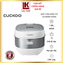 Nồi cơm điện tử 1.08L Cuckoo CR-0690F/SIWH - Màu trắng, Công suất 600W, 12 menu - Hàng chính hãng - Bảo hành 24 tháng