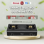 Bếp gas dương Rinnai RV-B274SB(EB) mặt bếp men và kiềng bếp men - Hàng chính hãng.