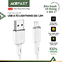 Cáp Acefast USB-A to Light.ning MFI (1.2m) - C2-02 Hàng chính hãng Acefast