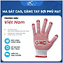 Găng tay bảo hộ sợi phủ hạt nhựa 70g sợi cao cấp chống trơn trượt độ bám cao