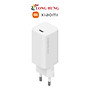Cốc sạc Xiaomi Mi 65W Fast Charger With GaN Tech BHR4498GL AD65G - Hàng chính hãng